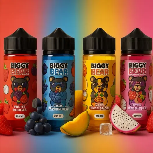 E-liquides  biggy  bear  200 ml 
