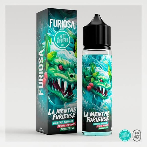 E liquide La menthe Furieuse 50 ml