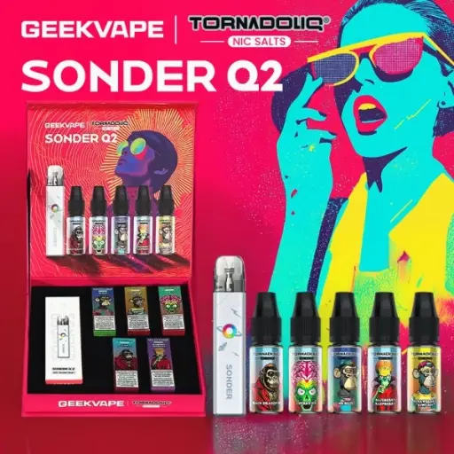 Gift Box Sonder Q2  Geekvape X Tornadoliq